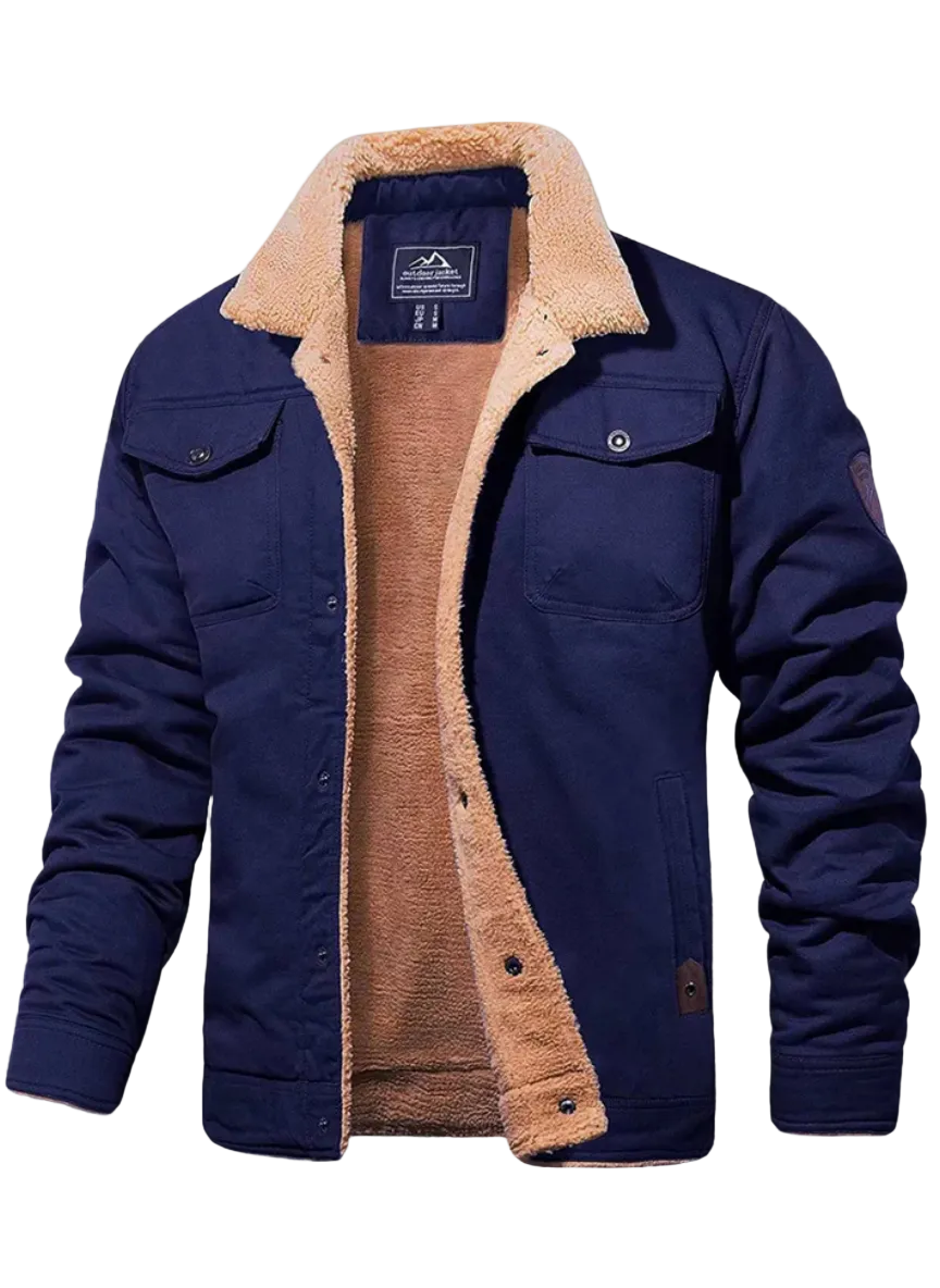 Chaqueta Sherpa Field | Edición "Forro Polar" & Estilo Militar