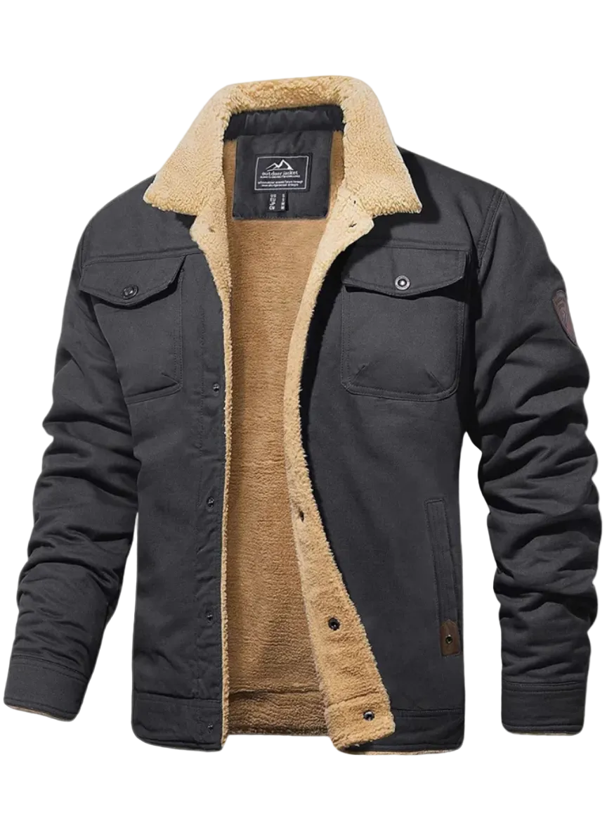 Chaqueta Sherpa Field | Edición "Forro Polar" & Estilo Militar