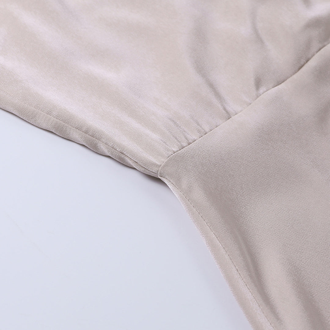 Vestido Lencero Selena | Edición "Satin Drape" & Abertura Lateral