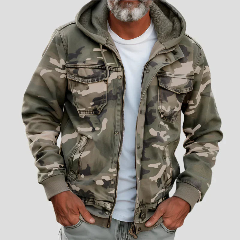 Cazadora Tactical Camo | Edición "Estilo Militar" & Capucha Incorporada