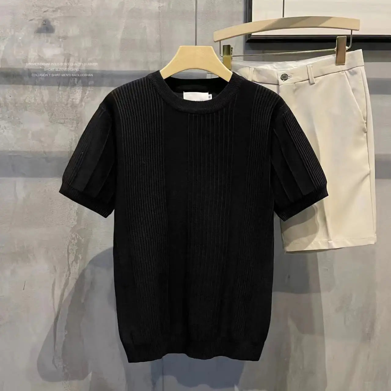 Camiseta Theo | Edición "Knitted Crew" & Textura Vertical