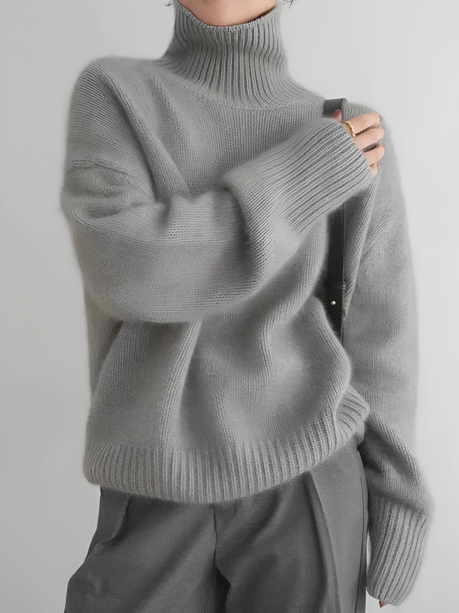 Jersey Sofia | Edición "Cozy Knit" & Cuello Alto Oversized